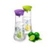 New design cheap clear machine-made borosilicate glass water pitcher set /glass water jar