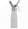 Customized kitchen tools aluminum cream dispenser 1 litre with three decorative nozzles and small