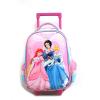 Disney princess school bags childrens suitcase pull along cases girls school backpacks on wheels