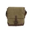 Sling bags brown canvas with leather messenger bag retro messenger bags for men canvas satchel bag