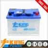Low water consumption 12v din 57540 75ah car battery din75 dry charged auto battery